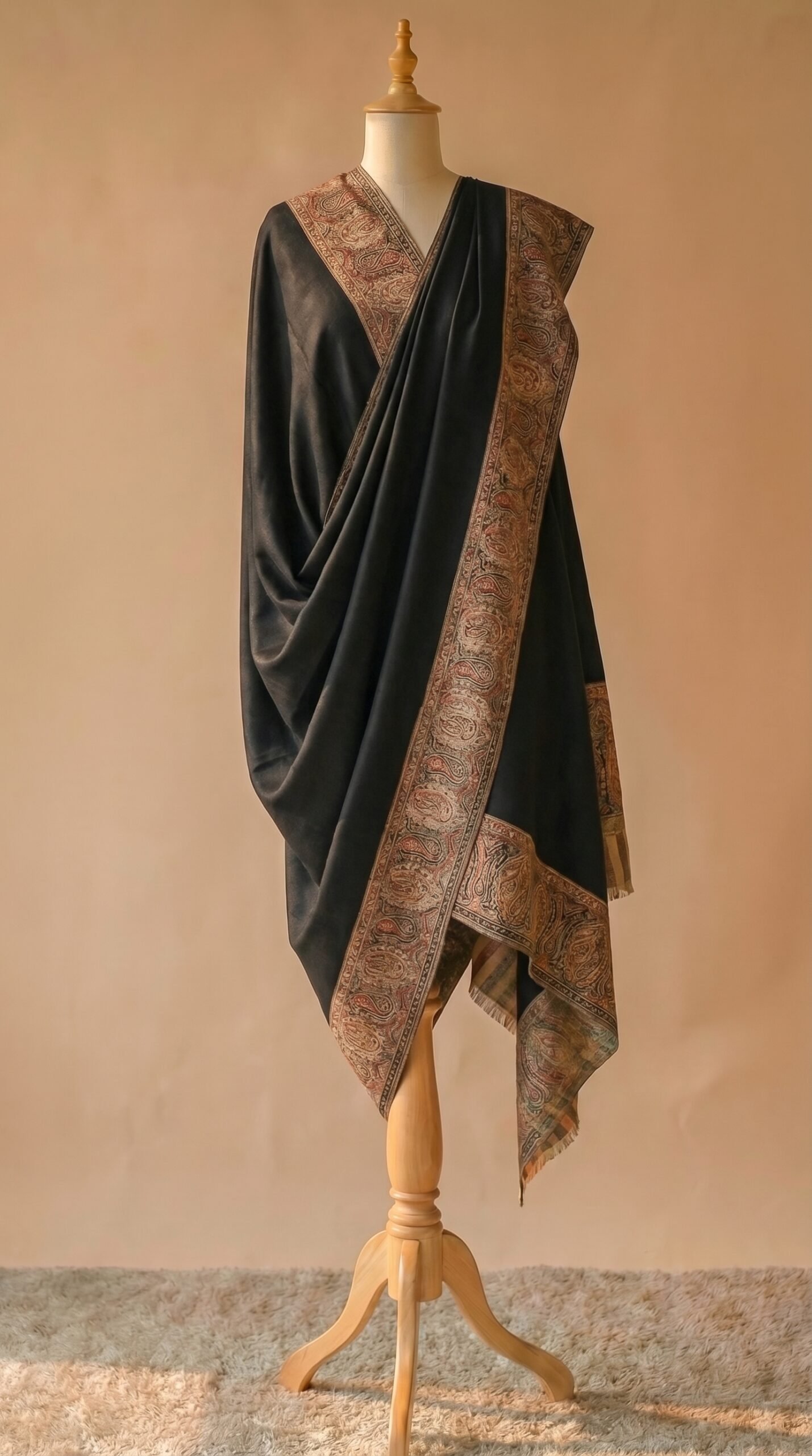 Kashmiri Pashmina Kani Shawl for Women