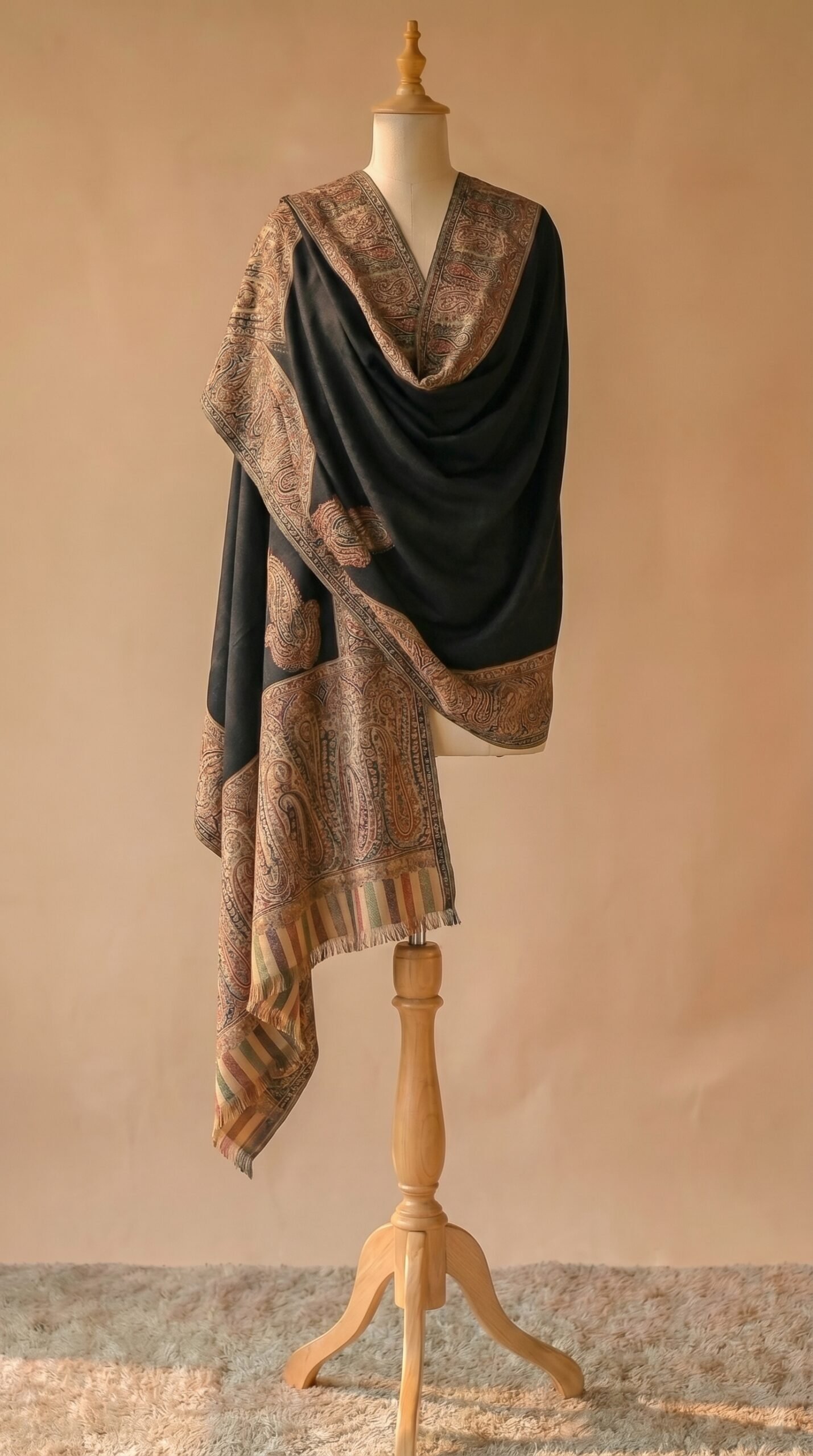 Kashmiri Pashmina Kani Shawl for Women - Image 3